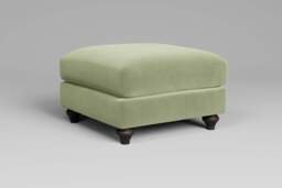 Serenity - Footstool (Medium), Brushed Wool Feel / Sage - thumbnail 4
