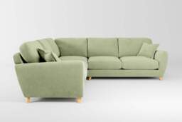 Cloud Nine - Large Corner Sofa, Brushed Wool Feel / Sage - thumbnail 2