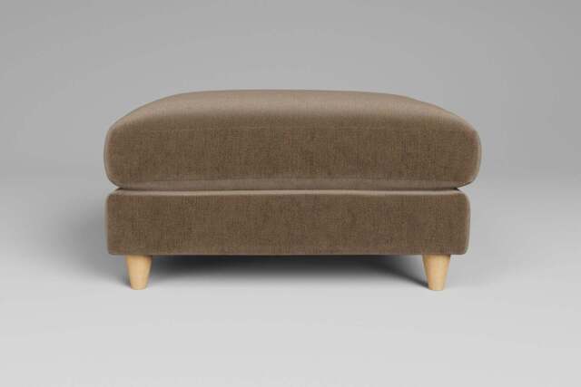 7th Heaven Midi - Footstool (Large), Luxe Woven Velvet / Mocha - image 1