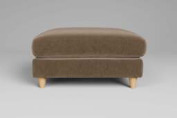 7th Heaven Midi - Footstool (Large), Luxe Woven Velvet / Mocha - thumbnail 1