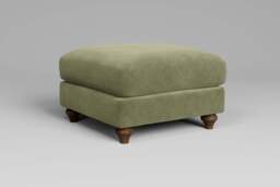 Serenity - Footstool (Medium), Cotton Blend / Jade - thumbnail 3