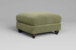 Serenity - Footstool (Medium), Cotton Blend / Jade - thumbnail 4