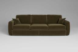 Tranquil - 5 Seater Sofa, Luxe Woven Velvet / Forest Green - thumbnail 1