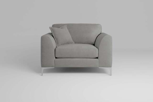 melody - Loveseat, Brushed Wool Feel / Pewter - image 1