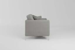 melody - Loveseat, Brushed Wool Feel / Pewter - thumbnail 2