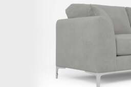 melody - Loveseat, Brushed Wool Feel / Pewter - thumbnail 3