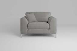 melody - Loveseat, Brushed Wool Feel / Pewter
