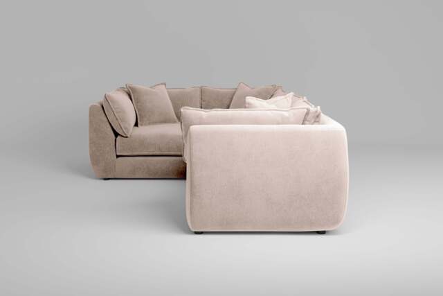 Utopia - 4 Piece - Rearrangeable Modular Sofa, Cotton Blend / Bisque / Casual Trim - image 1