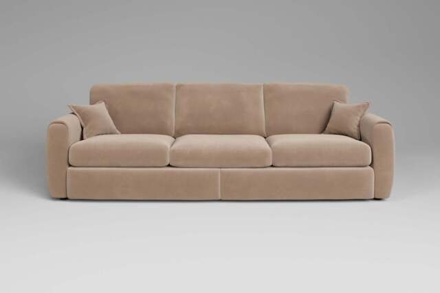 Tranquil - 5 Seater Sofa, Soft Touch Velvet / Soft Mink - image 1