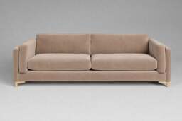 Fusion - 4.5 Seater Sofa, Soft Touch Velvet / Soft Mink