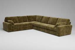 7th Heaven Maxi - Extra Large Corner Sofa, Soft Woven Chenille / Olive - thumbnail 2