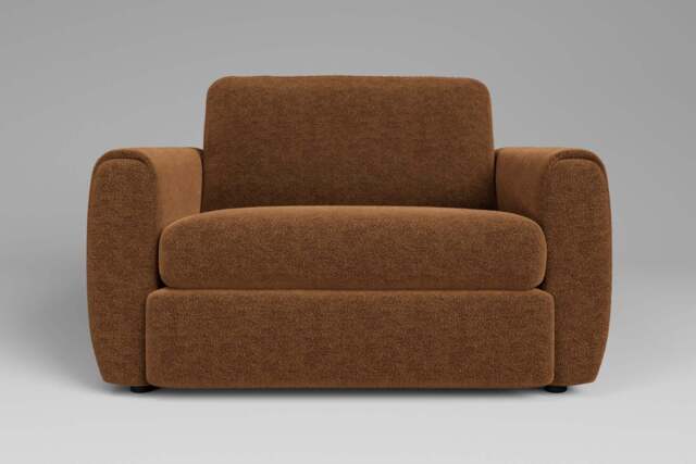 Tranquil - Loveseat, Plush Chenille / Maple - image 1
