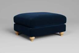 Daydream - Footstool (Large), Soft Touch Velvet / Royal Blue - thumbnail 2