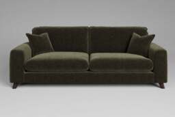 Serenity - 4.5 Seater Sofa, Plush Chenille / Woodland Green