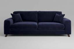 Serenity - 4.5 Seater Sofa, Soft Touch Velvet / Midnight Blue