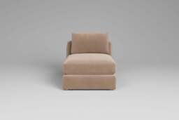 Zen - Armless Piece, Boucle / Mink / Full-Width Back Cushions - thumbnail 5