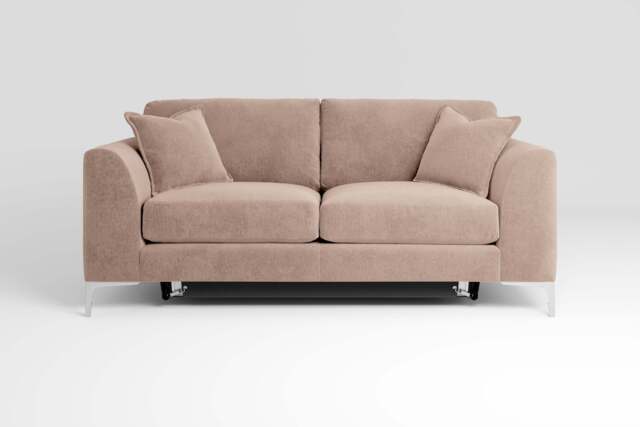 melody - 3 Seater Sofa Bed, Cotton Blend / Bisque - image 1