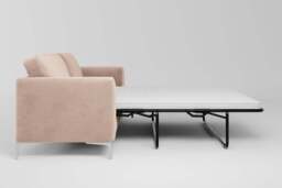 melody - 3 Seater Sofa Bed, Cotton Blend / Bisque - thumbnail 3