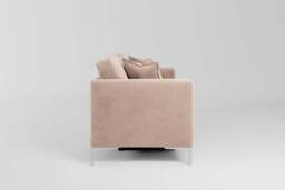 melody - 3 Seater Sofa Bed, Cotton Blend / Bisque - thumbnail 4