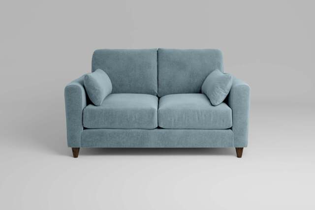 7th Heaven Midi - 2 Seater Sofa, Cotton Blend / Topaz - image 1