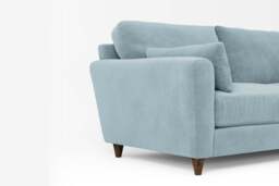 7th Heaven Midi - 2 Seater Sofa, Cotton Blend / Topaz - thumbnail 3