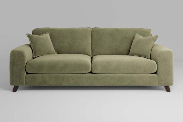 Serenity - 4 Seater Sofa, Cotton Blend / Jade - image 1