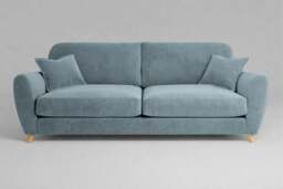 Cloud Nine - 4.5 Seater Sofa, Cotton Blend / Topaz - thumbnail 1
