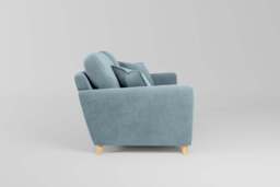 Cloud Nine - 4.5 Seater Sofa, Cotton Blend / Topaz - thumbnail 3