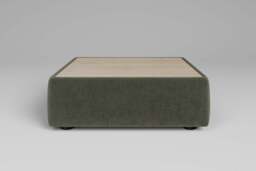 Utopia - Coffee Table - Rearrangeable Modular Sofa, Walnut / Luxe Woven Velvet / Pine - thumbnail 2