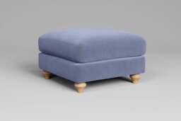 Daydream - Footstool (Medium), Brushed Wool Feel / Denim - thumbnail 2