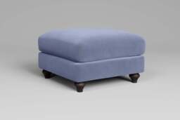 Daydream - Footstool (Medium), Brushed Wool Feel / Denim - thumbnail 4