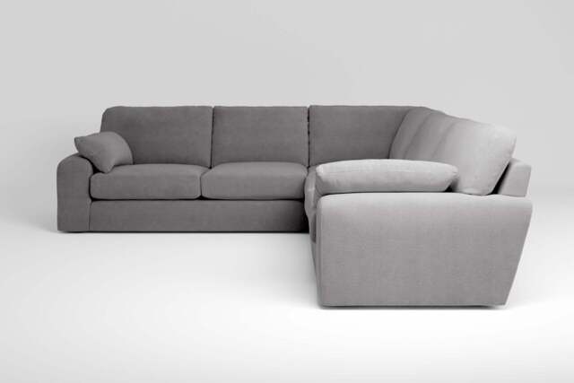 7th Heaven Maxi - Large Corner Sofa, Brushed Wool Feel / Pewter - image 1