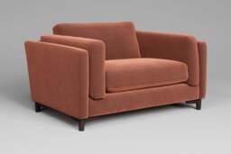 Fusion - Loveseat, Soft Touch Velvet / Cinnamon - thumbnail 4
