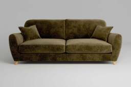 Cloud Nine - 4 Seater Sofa, Soft Woven Chenille / Olive
