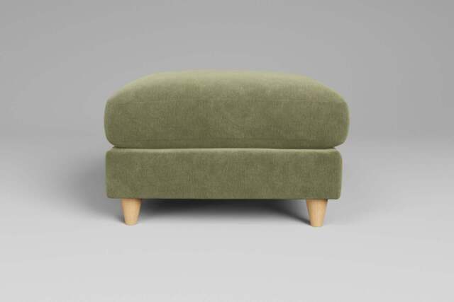 Cloud Nine - Footstool (Medium), Cotton Blend / Jade - image 1