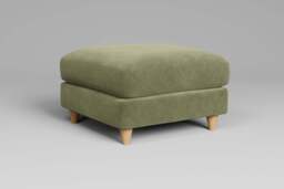 Cloud Nine - Footstool (Medium), Cotton Blend / Jade - thumbnail 2