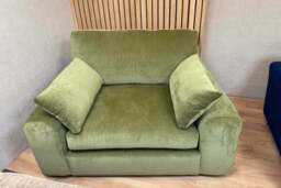 Outlet - 7th Heaven Maxi - Loveseat - Luxe Woven Velvet - Grassy
