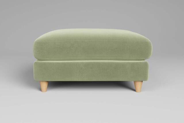 7th Heaven Midi - Footstool (Large), Brushed Wool Feel / Sage - image 1