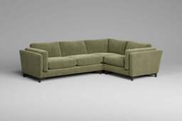 Fusion - Small Corner Sofa, Cotton Blend / Jade - thumbnail 4