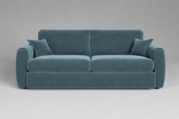 Tranquil - 4.5 Seater Sofa, Soft Touch Velvet / Sea Green - thumbnail 1