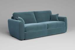 Tranquil - 4.5 Seater Sofa, Soft Touch Velvet / Sea Green - thumbnail 2