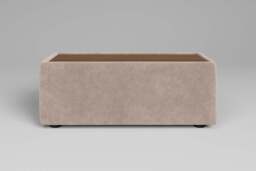Aura - Side Table - Rearrangeable Modular Sofa, Oak / Cotton Blend / Bisque - thumbnail 4
