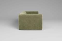 Aura - 3 Piece - Rearrangeable Modular Sofa, Cotton Blend / Jade - thumbnail 3