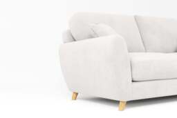Cloud Nine - 3 Seater Sofa, Brushed Wool Feel / Whisper - thumbnail 3