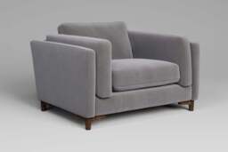 Fusion - Large Chair, Brushed Wool Feel / Pewter - thumbnail 3
