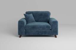 Outlet - Serenity - Loveseat - Soft Woven Chenille Fjord - thumbnail 1