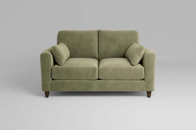 7th Heaven Midi - 2 Seater Sofa, Cotton Blend / Jade - image 1