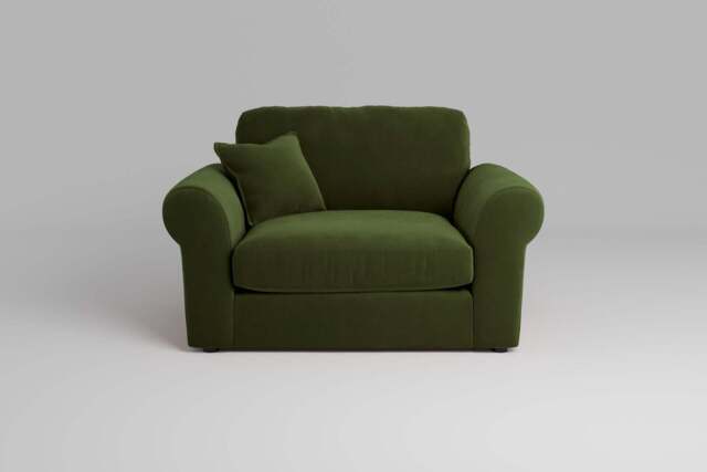Mellow - Loveseat, Soft Touch Velvet / Avocado - image 1