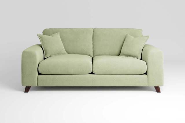 Serenity - 3 Seater Sofa, Brushed Wool Feel / Sage - image 1