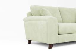 Serenity - 3 Seater Sofa, Brushed Wool Feel / Sage - thumbnail 3